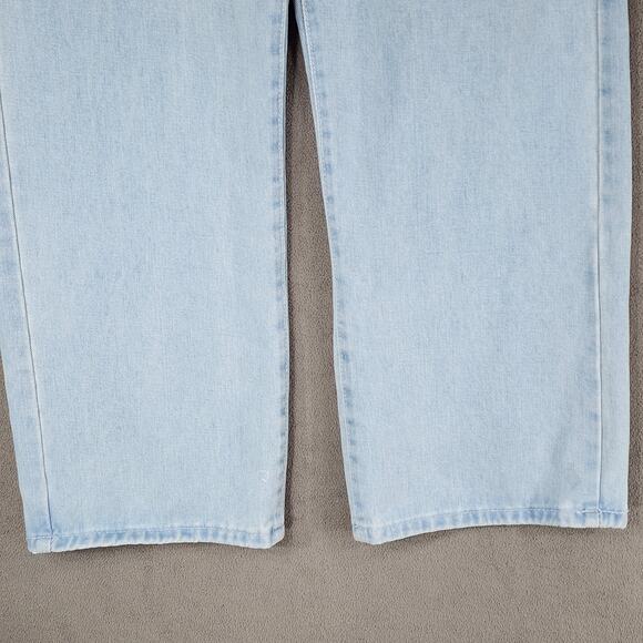 Polar Skate Co Big Boy Wide Leg Jean L Men High Rise Lt Blue Baggy 90s Y2K 31x29 - Picture 11 of 13